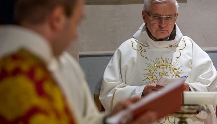 Tihamér atya búcsúzása